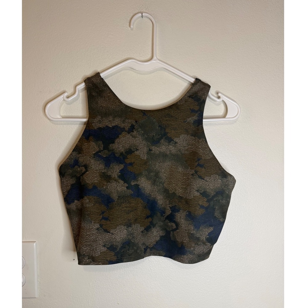 Athleta Camo Bra Tank Size M NWOT